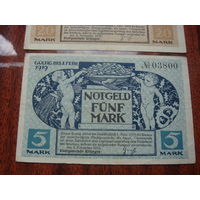 Германия 5 марок 1919 Нотгельд