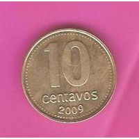 10 центавос 2009 Аргентина