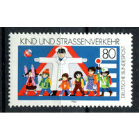 Германия (ФРГ) - 1983г. - Дети на улицах - полная серия, MNH с отпечатком [Mi 1181] - 1 марка