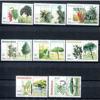 Руанда - 1984г. - Цветущие растения - полная серия, MNH [Mi 1251-1258] - 8 марок