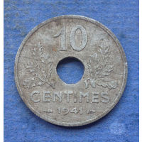 Франция 10 сантимов 1941