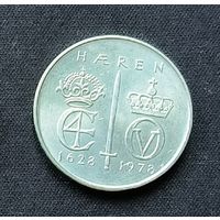 Норвегия 5 крон, 1978 350 лет норвежской армии 1-12-5