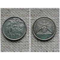 Тринидад и Табаго 10 центов 2002