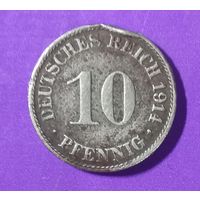 10 пфенингов 1914 г Германия