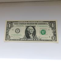 1 доллар США, серия замещения F 10 23 24 12 * из пачки пресс