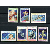 Лаос - 1986 - 25-летие первого полета человека в космос - [Mi. 904-910] - полная серия - 7 марок. MNH.  (LOT T55)