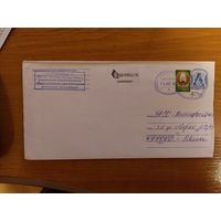 Беларусь конверт деформированный штемпель Борисова герб