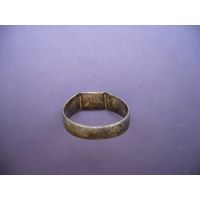 Кольцо серебренное обручальное под перстень.