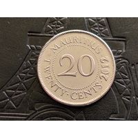 Маврикий. 20 центов 2012.