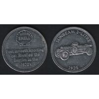 SHELL - 1925. SUNBEAM 3-litre -- Fast, smooth, sporting car. Rivalled the Bentley in the 1920's. (f0