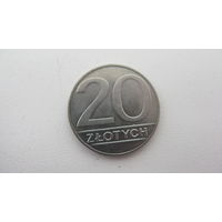 Польша 20 злотых 1989 г. ( состояние отличное )
