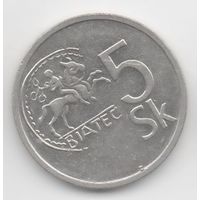 5 крон  1993 Словакия