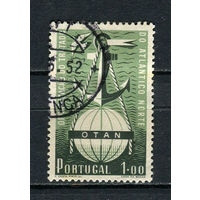 Португалия - 1952 - Глобус и якорь 1E - [Mi.778] - 1 марка. Гашеная.  (Лот 30EH)-T5P8