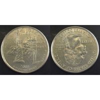 25 центов(квотер) США 2001г P, Нью-Йорк