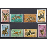 Фауна. Рогатые животные. Руанда. 1975. 8 марок. Michel N 673-680 (15,0 е)