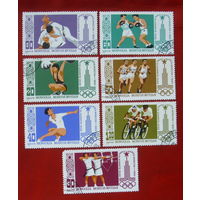 Монголия. Спорт. ( 7 марок ) 1980 года. 10-15.