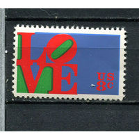 США - 1973 - Любовь - [Mi. 1091] - полная серия - 1 марка. MH.  (Лот 20Do)