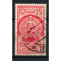 Королевство Италия - 1937 - Ребенок в пеленках 75C - [Mi.565] - 1 марка. Гашеная.  (Лот 112AM)