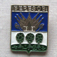 Значок герб города Березов 17-32