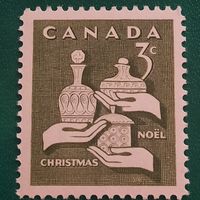 Канада 1965. Рождество. Керамическая посуда
