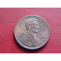 США 1 цент 1984 год.