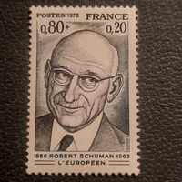 Франция 1975. Robert Schuman 1886-1963
