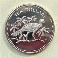 Белиз 10 долларов 1975