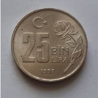 25000 лир 1997 г. Турция