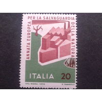 Италия 1970 символический рисунок