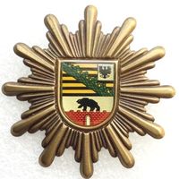Кокарда полиции земли Саксония-Анхальт