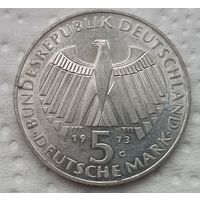 Германия 5 марок 1973