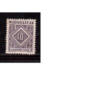 Мадагаскар-1947 (Мих.31), *   , Французские   Колонии, Служебные марки,