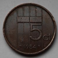 Нидерланды, 5 центов 1984 г