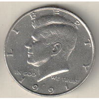 США 1/2 доллар 1991
