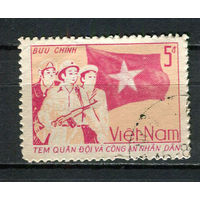Вьетнам - 1987 - Армия 5D - [Mi.48p] - 1 марка. Гашеная.  (Лот 37CN)