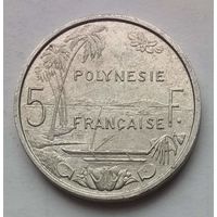 Французская Полинезия 5 франков 1982 г.