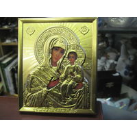 Икона Пресвятая Богородица Смоленская в окладе 13х11 см.