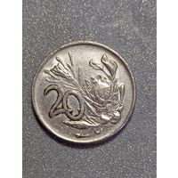 ЮАР  20 центов 1981 года