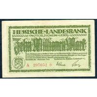 Германия, 10 миллионов марок 1923 год.