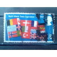 Англия 1969 20 лет НАТО, флаги членов