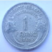 Франция 1 франк, 1949 (3-13-189)