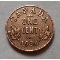 1 цент, Канада 1936 г.