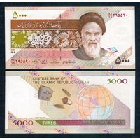 Иран, 5000 риалов образца 2009 год. UNC