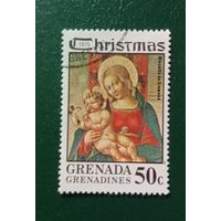 Гренада Гренадины 1975 Богородица с Младенцем Рождество