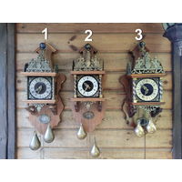 Голландские Настенные Часы Середина ХХ века "ZAANSE CLOCK" 3 шт