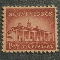 США 1954. Архитектура. Mount Vernon