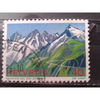 Швейцария 1976 Альпы