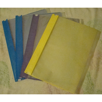 Набор из 4 цветных пластиковых папок скоросшивателей с 5 файлами (8)