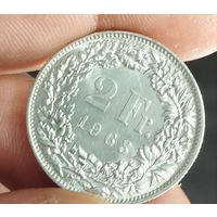 2 франка 1963 Ag835 обмен