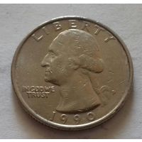 25 центов, США 1990 P